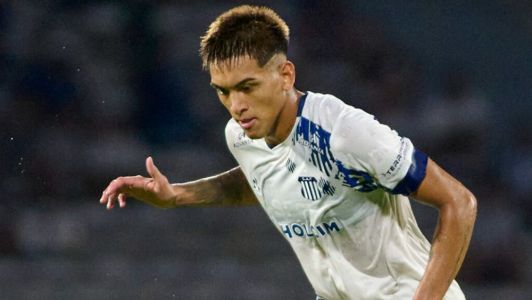 Matías Galarza em ação pelo Talleres, da Argentina