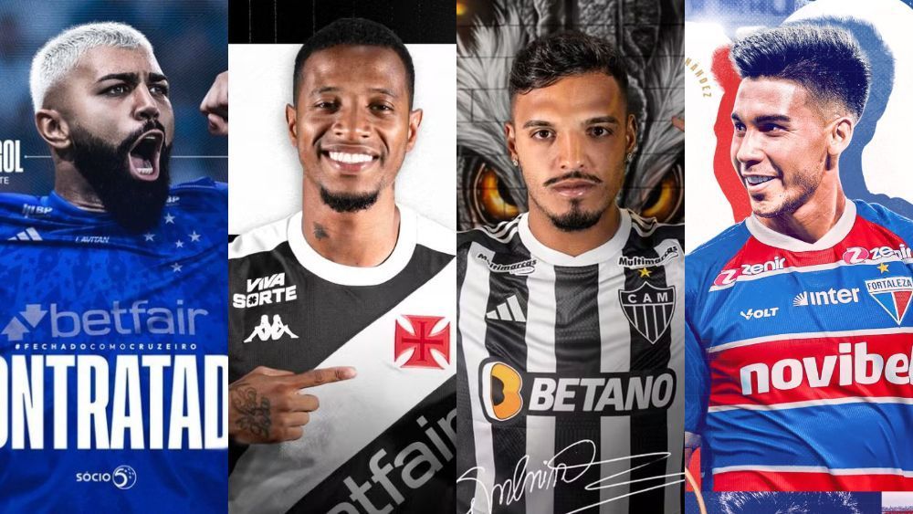 Clubes da Série A superam marca de 60 contratações para a temporada 2025; veja todas