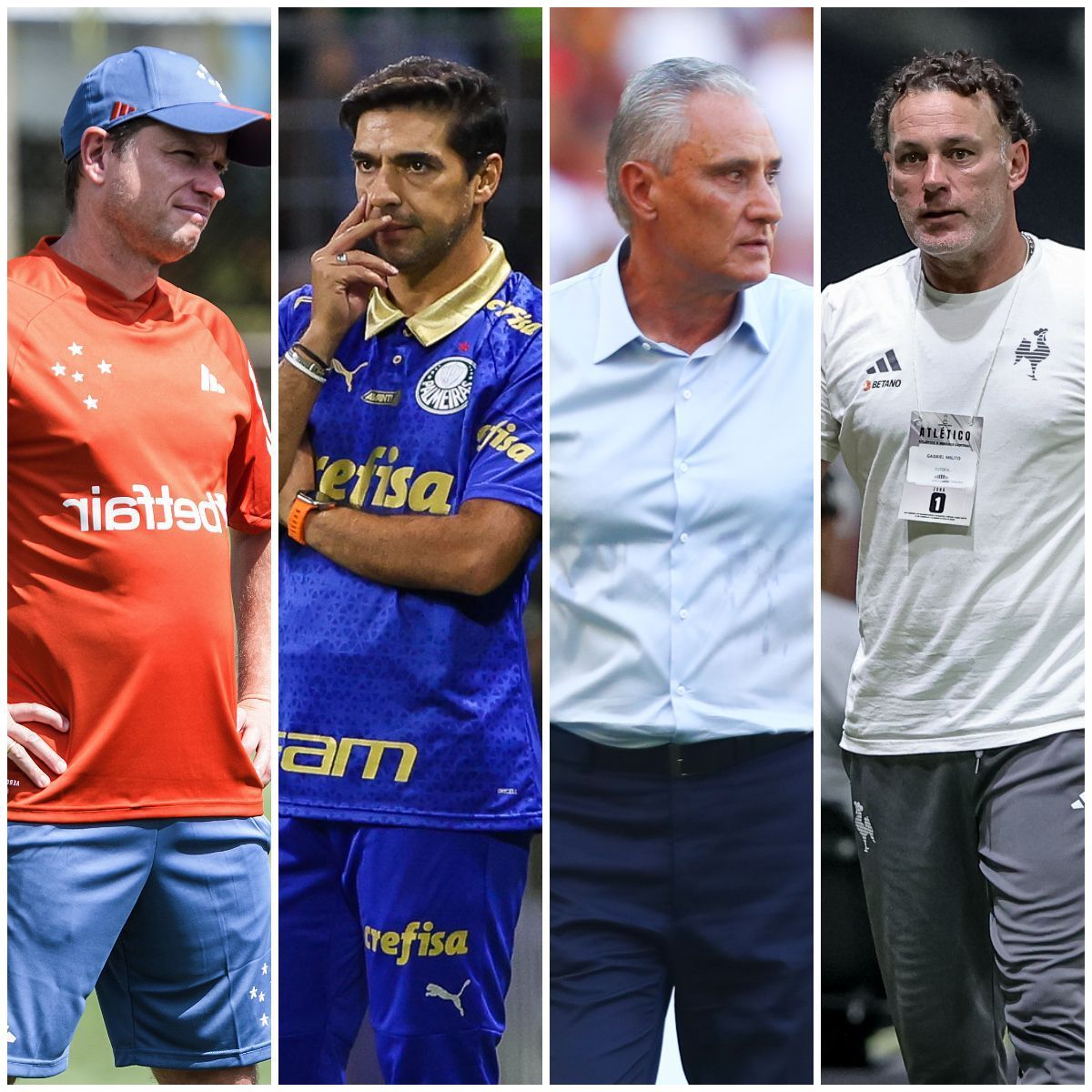 Campeões, trabalhos longevos e estrangeiros: raio-x dos técnicos do Brasileirão