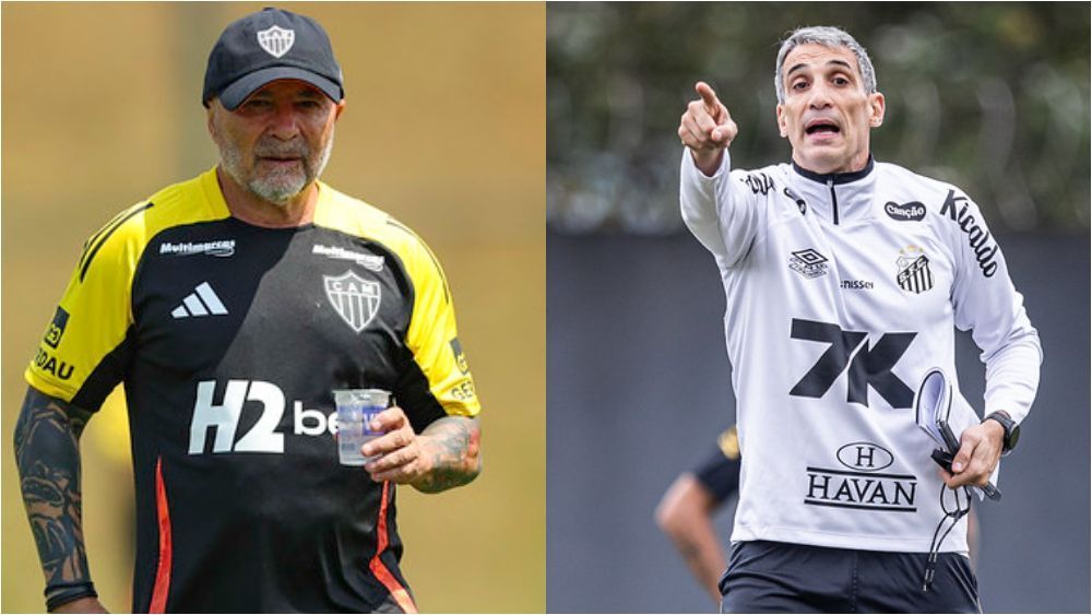 Em estreia de Sampaoli em casa, Atlético encara Santos por reabilitação no Brasileiro