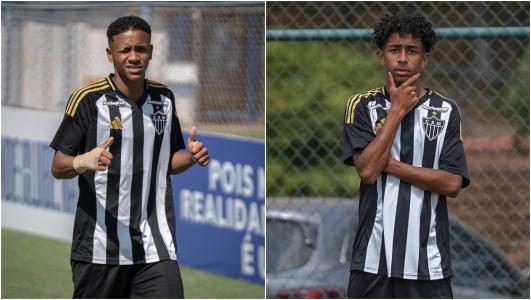 Gabriel Veneno e Wallyson Mosquito, joias das categorias de base do Atlético