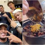 ‘Crias’ do Atlético se reúnem com ex-Cruzeiro em feijoada na Europa