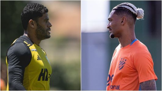 Hulk, do Atlético, e Derik, do Sport