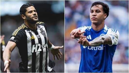 Hulk, do Atlético, e Kaio Jorge, do Cruzeiro