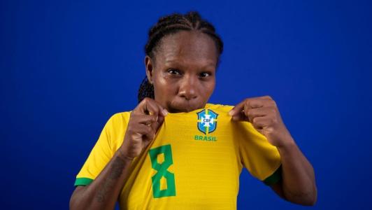 Formiga em foto de divulgação da CBF em 2021