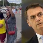Prisão de Bolsonaro: opositoras do ex-presidente estouram champanhe em frente à PF; vídeo