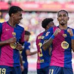 Com três gols de brasileiro, Barcelona detona Valladolid de Pezzolano e Ronaldo no Espanhol