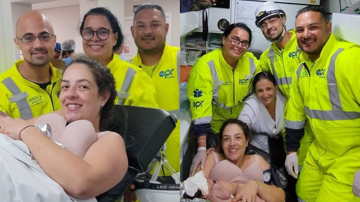 Bebê nasce dentro de ambulância em plena BR-040, na Grande BH