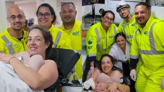 Antônio Baeta de Avila nasceu dentro de uma ambulância em Itabirito na manhã desta segunda-feira (05)