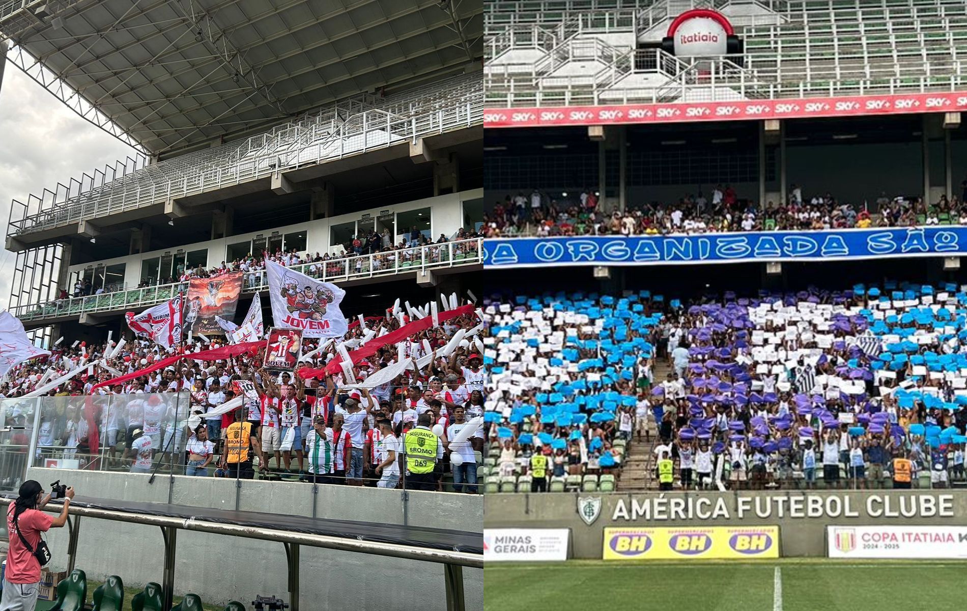 Torcidas de Estrela Mirim e São Bernardo dão show na final da Copa Itatiaia KTO