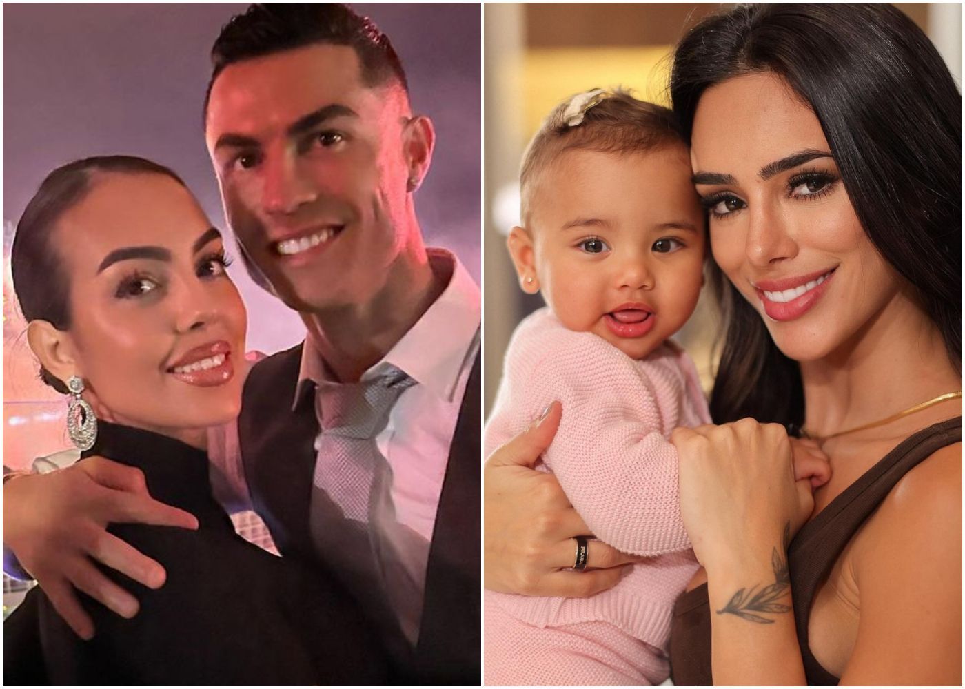 Esposa de Cristiano Ronaldo reage à foto de filha de Neymar