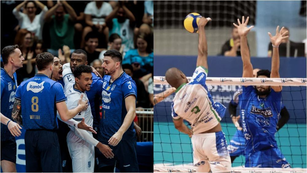Vôlei: Campinas é surpreendido por Joinville; Minas está próximo da semifinal