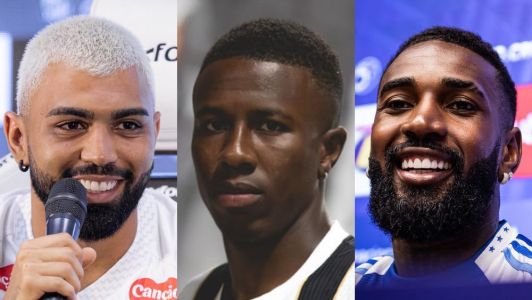Gabigol, Alan Minda e Gerson