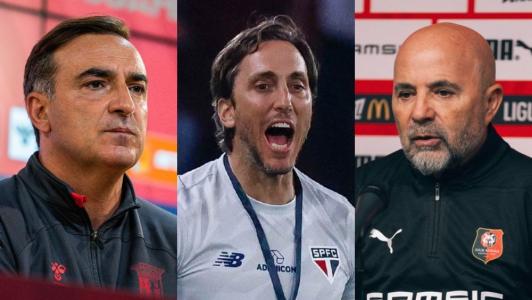 Carlos Carvalhal, Luís Zubeldia e Jorge Sampaoli