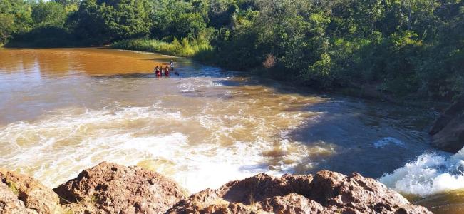 Cachoeira do Rio Pandeiros, no Norte de Minas