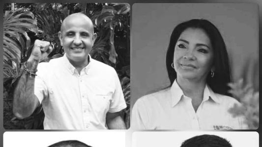 Fotos das vítimas foram divulgadas pelo deputado colombiano Josué Camacho
