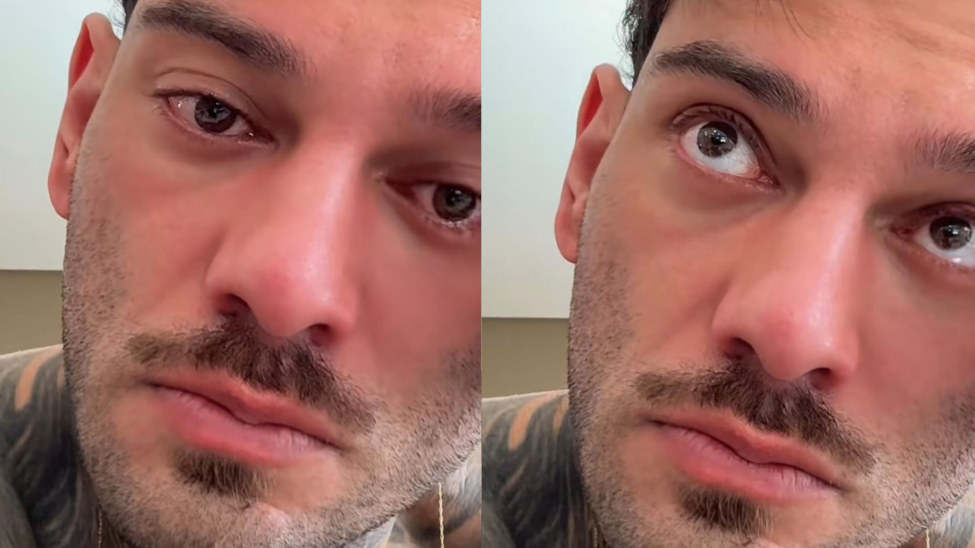 Lucas Lucco chora ao falar sobre ansiedade: 'Fico assustado'