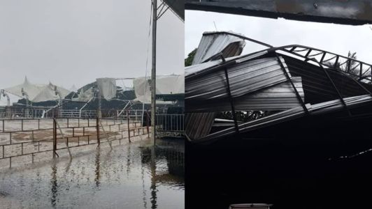 Fotos mostram estragos causados pela chuva em Pouso Alegre e Uberlândia