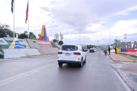 Pacaraima, fronteira do Brasil com a Venezuela.