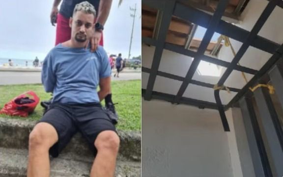 Homem que fugiu pelo telhado de presídio é detido novamente, após passeio em praia do Rio de Janeiro