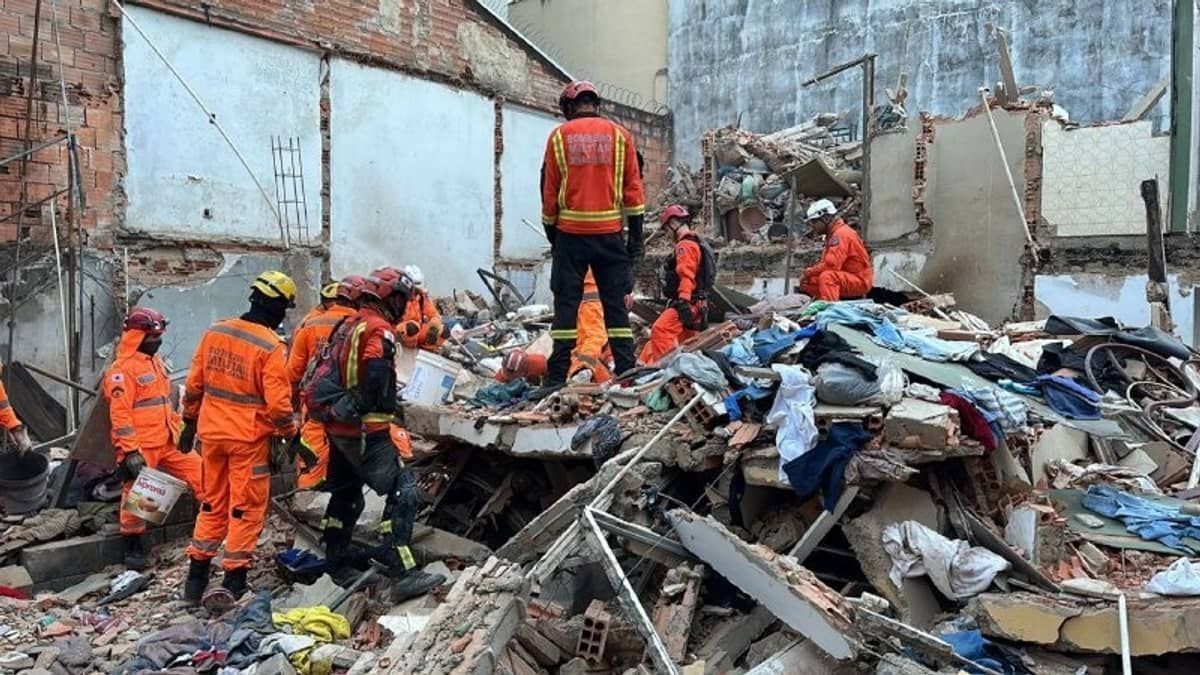 Funcionário é soterrado em obra em Pedro Leopoldo, na Grande BH