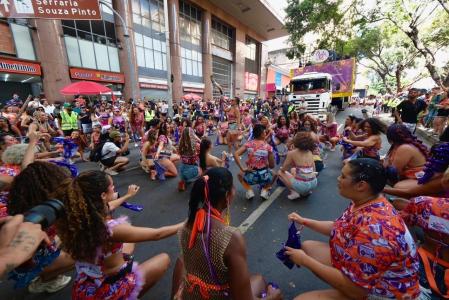 Bloco Funk You, no Centro de BH