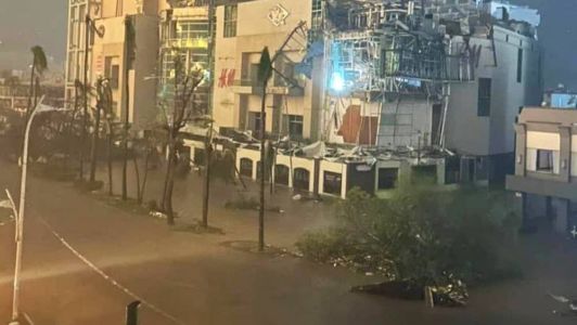 Furacão em Acapulco, no México