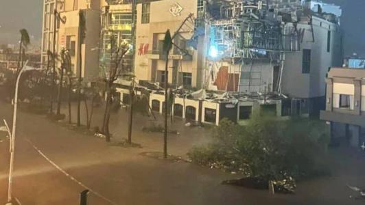 Furacão em Acapulco, no México
