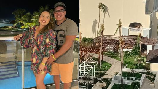 Karina Okamoto, de 44 anos, viajou para Montego Bay, na costa norte da Jamaica, na última quinta-feira (23), com o marido, Nivio Mello Junior, também de 44 anos, para comemorar os 21 anos de casamento
