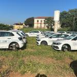 Ladrões entram no pátio do IEF, em BH, e furtam rodas de 25 carros