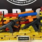 PF investiga se policiais presos por tráfico venderam 29 fuzis apreendidos de facção para grupo rival