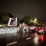 Torcedores do São Paulo protestam durante votação do impeachment de Julio Casares