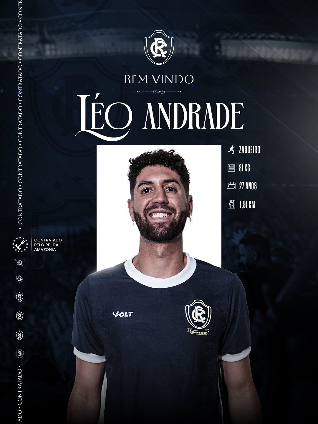 Remo anuncia contratação de zagueiro com bagagem no futebol internacional