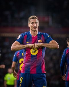 Robert Lewandowski, atacante do Barcelona