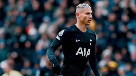 Richarlison, atacante brasileiro do Tottenham-ING