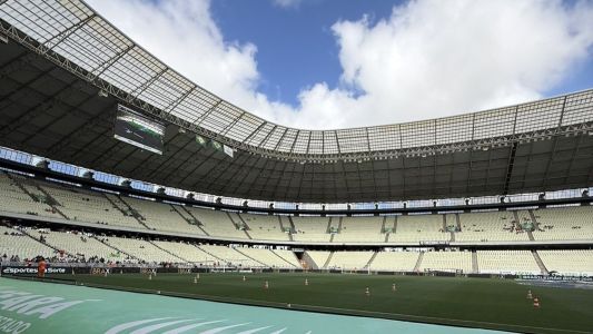 Arena Castelão, em Fortaleza, recebe Ceará x Fluminense
