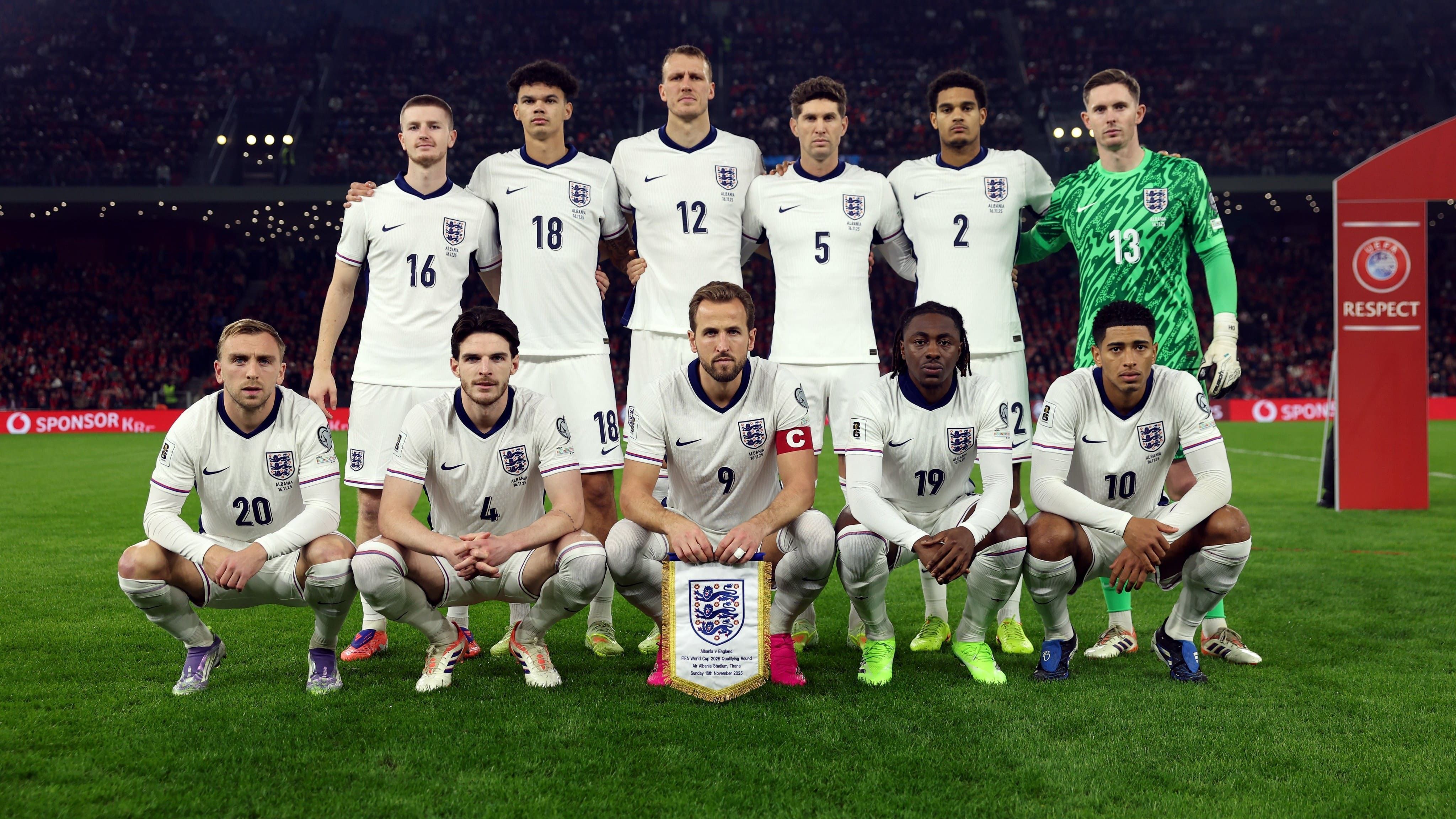 Kane decide, Inglaterra vence Albânia e fecha Eliminatórias com 100%