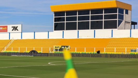Campos Maia, em Mirassol-SP, recebe Mirassol x Palmeiras pelo Brasileirão