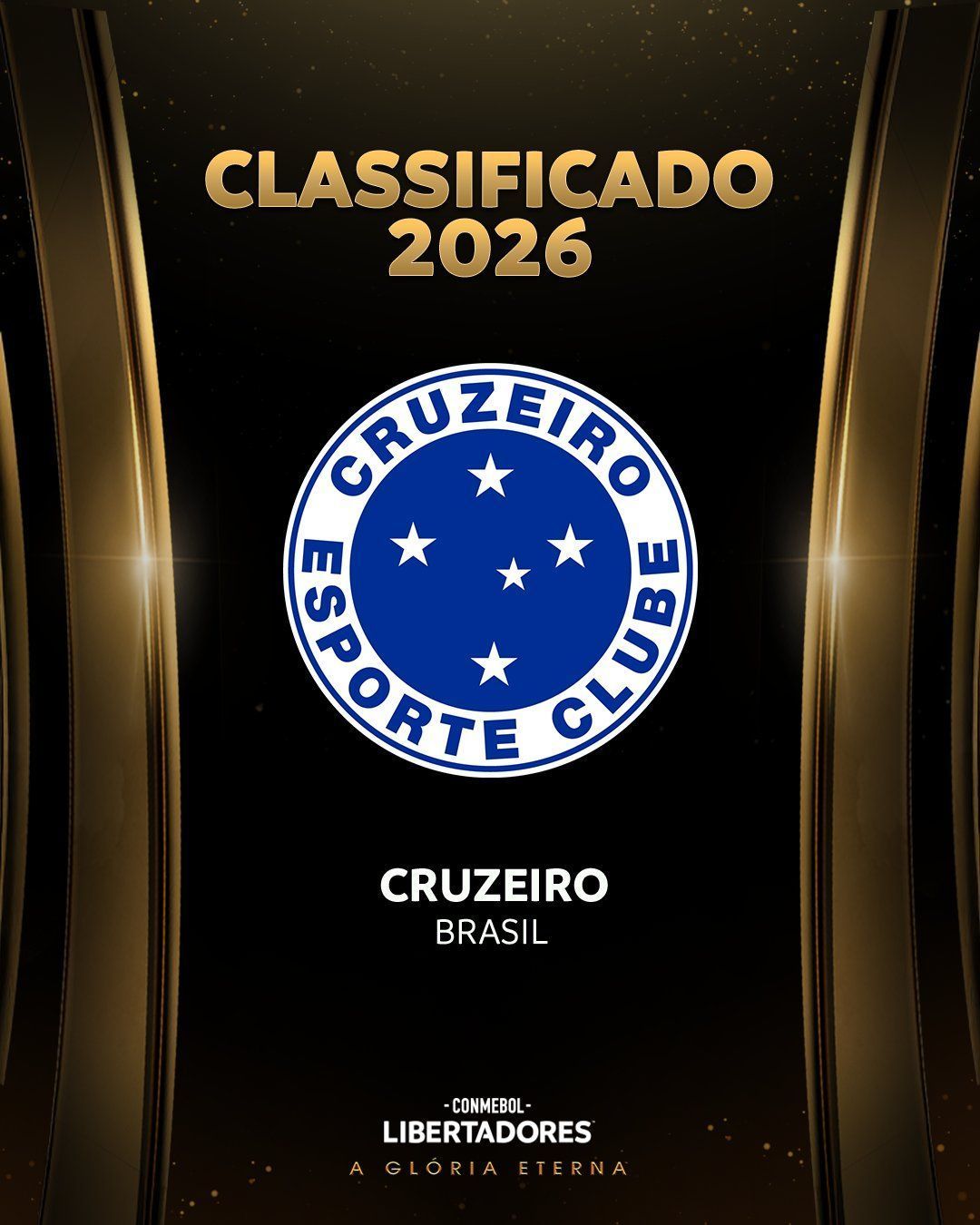 Conmebol manda recado ao Cruzeiro após classificação do clube à Libertadores 2026