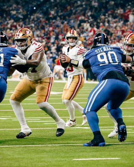Brock Purdy liderou vitória dos 49ers