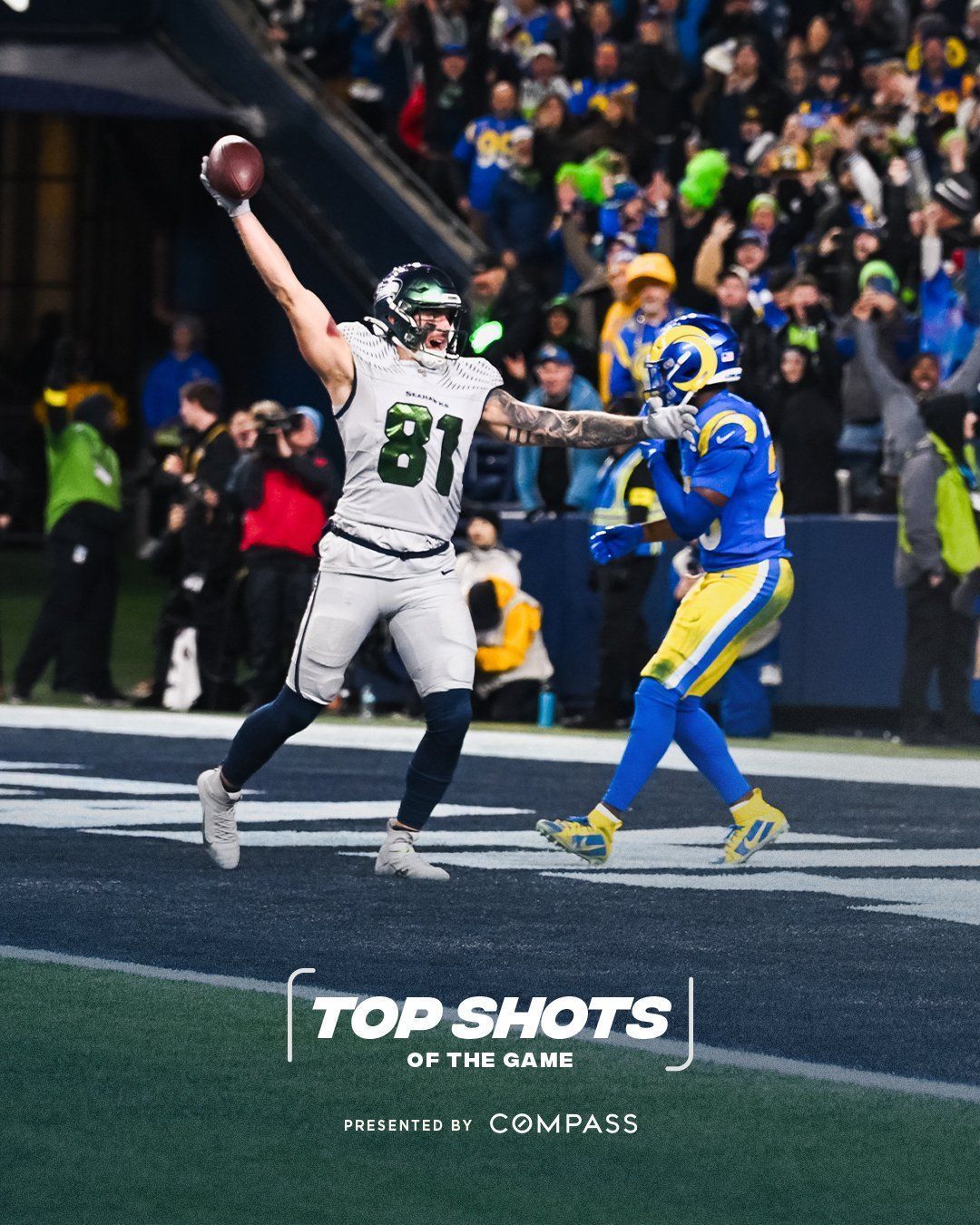 NFL: Seahawks viram sobre os Rams na prorrogação e garantem vaga nos playoffs