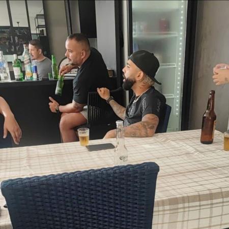 Gabigol com a camisa do Corinthians, registrada em 2024