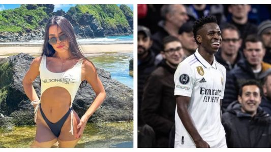 Gabi passou a noite com o jogador