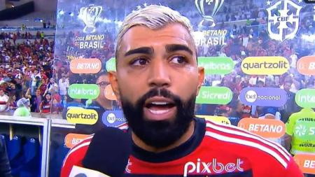 Gabigol disparou contra a imprensa