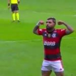 Narrador 'perde a linha' com gol de Gabigol, do Flamengo: 'Gostoso demais'