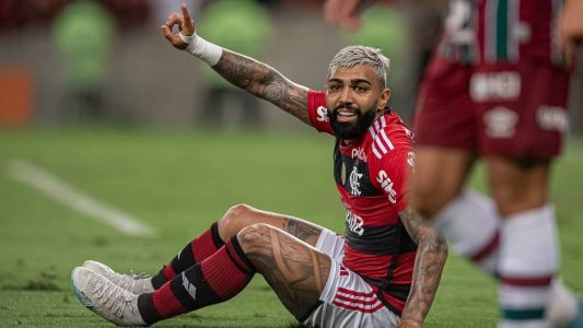Gabigol em ação pelo Flamengo, clube que defende desde 2019