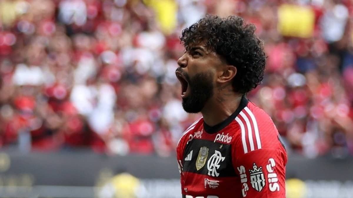 Gabigol treina, mas ainda é dúvida no Flamengo para domingo