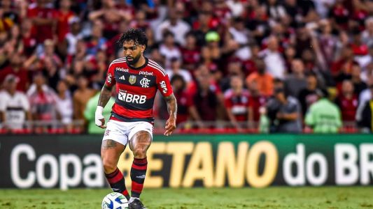 Gabigol reclamou do empate do Flamengo