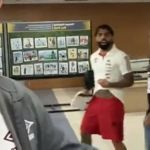 Flamengo: Gabigol se irrita com torcedor do Fluminense que o filmava e reage