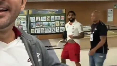 Gabigol respondeu torcedor do Fluminense que o filmava na área interna do Maracanã